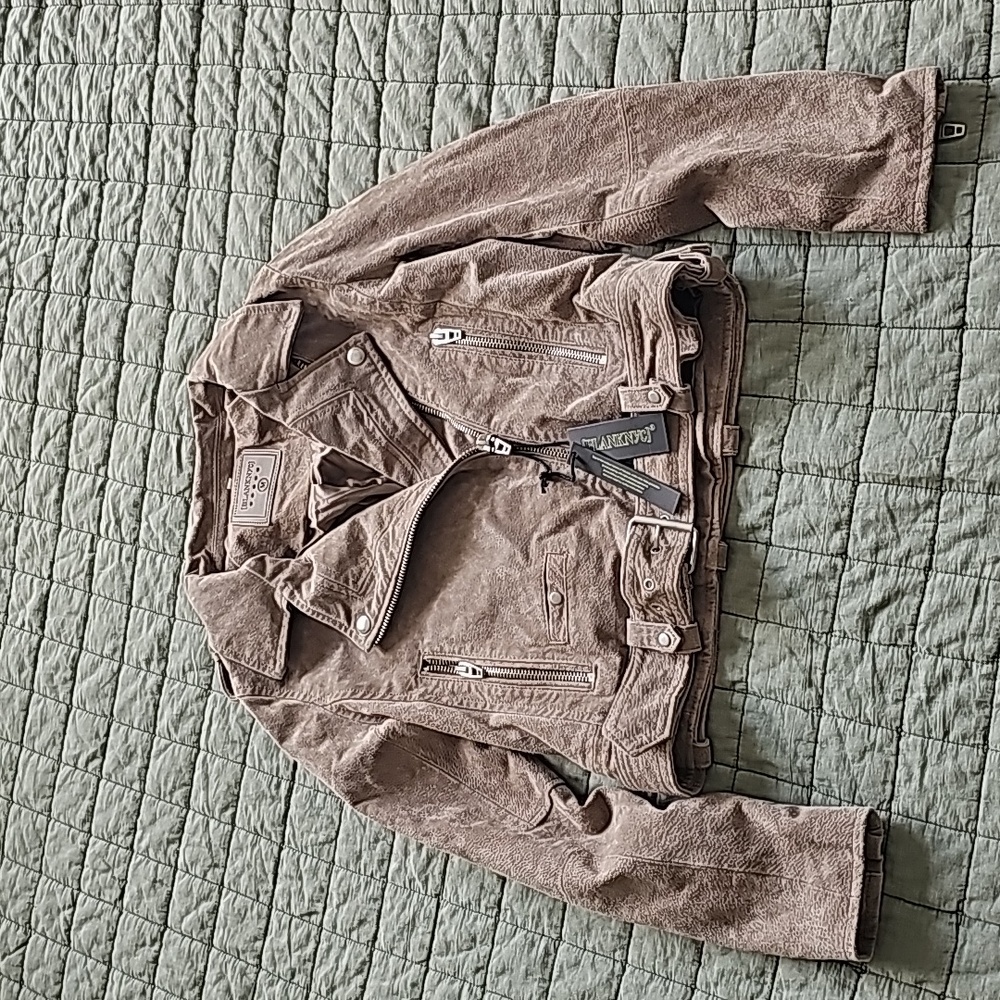 100% Leather biker Jacket